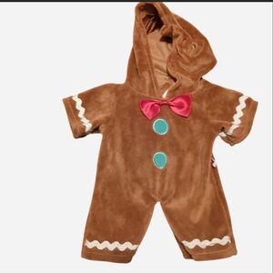 Build-A-Bear Brown Gingerbread Onesie